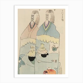 Two Asian Women Art Print