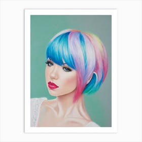 Carly Rae Jepsen Colourful Illustration Art Print