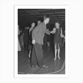 Dancers At Large Dance Hall In San Diego, California By Russell Lee Art Print