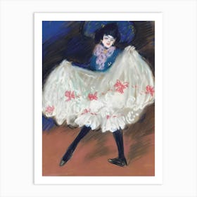 Pablo Picasso Dancer In A Blue Dress Art Print