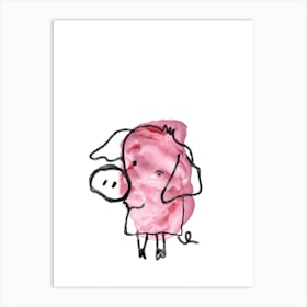 Pig Art Print