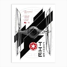 Tie Fighter Art Print