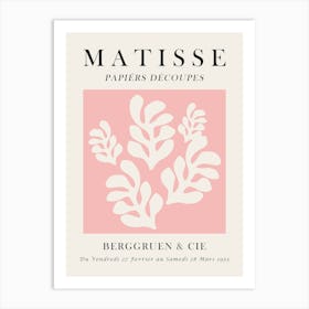 Matisse organic floral 3 Art Print