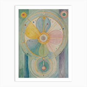 Pastel Colour Dance Art Print