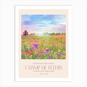 Champ De Fleurs, Floral Art Exhibition 35 Art Print