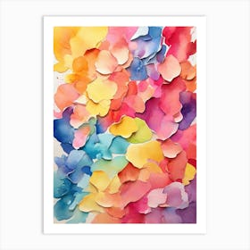 Watercolor Petals Art Print