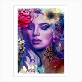 Psychedelic Lana Art Print