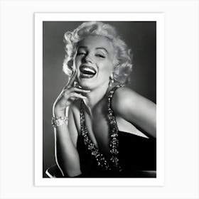 American Actor Marilyn Monroe Art Print