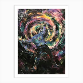 Man In Space Art Print