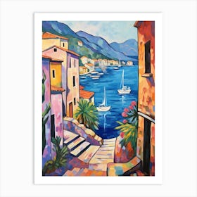 Kotor Montenegro 2 Fauvist Painting Art Print