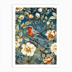 Bird On A Branch 48 Art Print