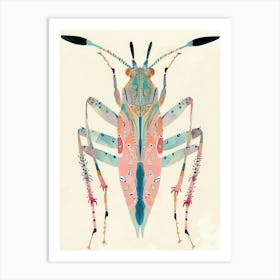 Colourful Insect 5 Illustration Art Print