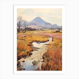 Autumn National Park Painting Killarney National Park Ireland 5 Art Print