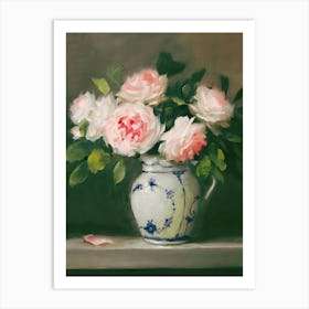 Roses In A Vase 13 Art Print