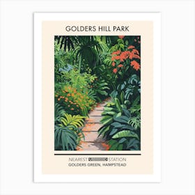 Golders Hill Park London Parks Garden 4 Art Print