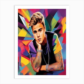 Justin Bieber 6 Art Print