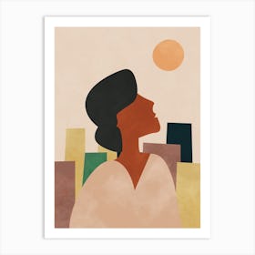 Portrait Of A Woman Art Print