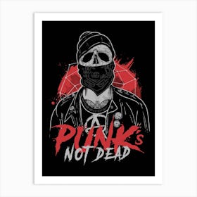 Punks Not Dead Art Print