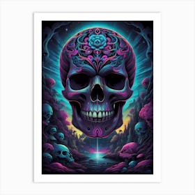 Skull Of The Day Art Print