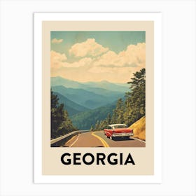 Georgia Vintage Travel Poster Art Print