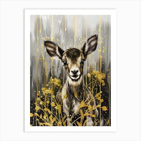 Deer Art 3 Art Print