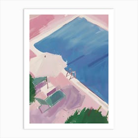 Poolside Art Print