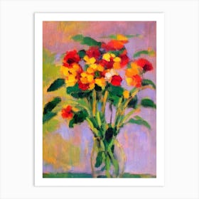 Stylophora Matisse Inspired Flower Art Print