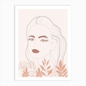 Portrait Of A Woman Art Print