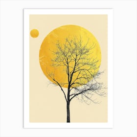 Tree In The Sun 4 Art Print