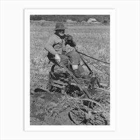 Farmer In Animas River Valley, La Plata County, Colorado By Russell Lee Art Print