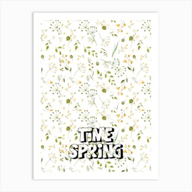 Time Spring Art Print