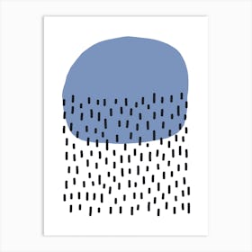 Rain Cloud Abstract Art Print