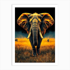 Wild Animal Creative Portrait 60 Art Print