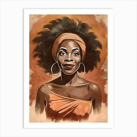 An Empowered African mother Art Print