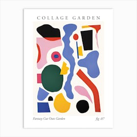 Collage Garden 07 Art Print