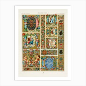 16th And 17th Century Pattern, Albert Racine 6 Art Print