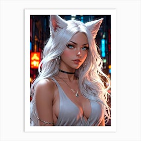 Sexy Fox 1 Art Print