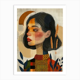 Portrait Of A Woman 84 Art Print