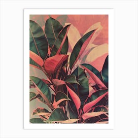 Tropical Leaves Art Print