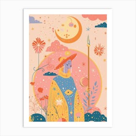 Natural Moon 10 Art Print