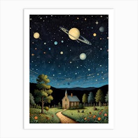 Starry Night Art Print