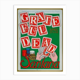 Grateful Dead 1991 Bgp41 Poster Art Print