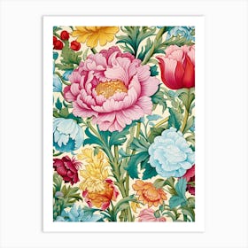 Floral Pattern 11 Art Print