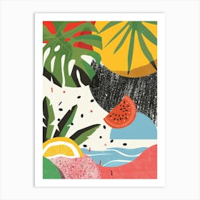 Tropical Background 4 Art Print