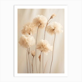 Boho Dried Flowers Carnation 8 Art Print