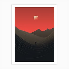 Desert Landscape Art Print