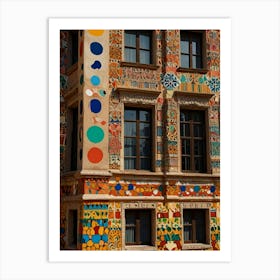 Colorful Facade Of A Building 1 Art Print