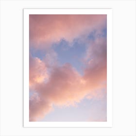 Sunset Sky With Clouds Art Print