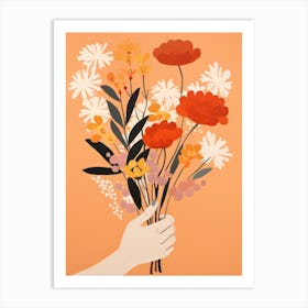 Bouquet Of Flowers Art Print