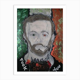 Conor McGregor Fook You Art Print